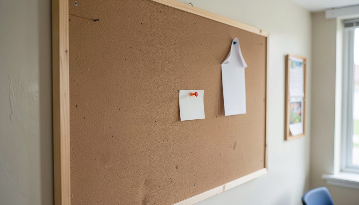 An empty archive board waits, pin ready, for records that never arrived.